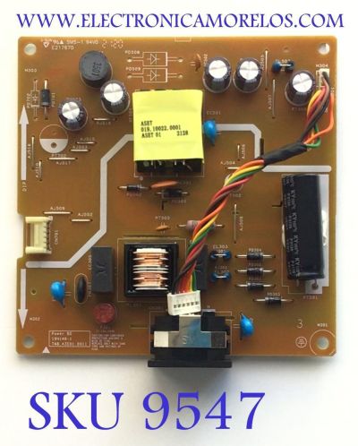 FUENTE PARA  MONITOR DELL / NUMERO DE PARTE 755.A3F03.0002 / 748.A3E01.0011 / MODELO S2421NX